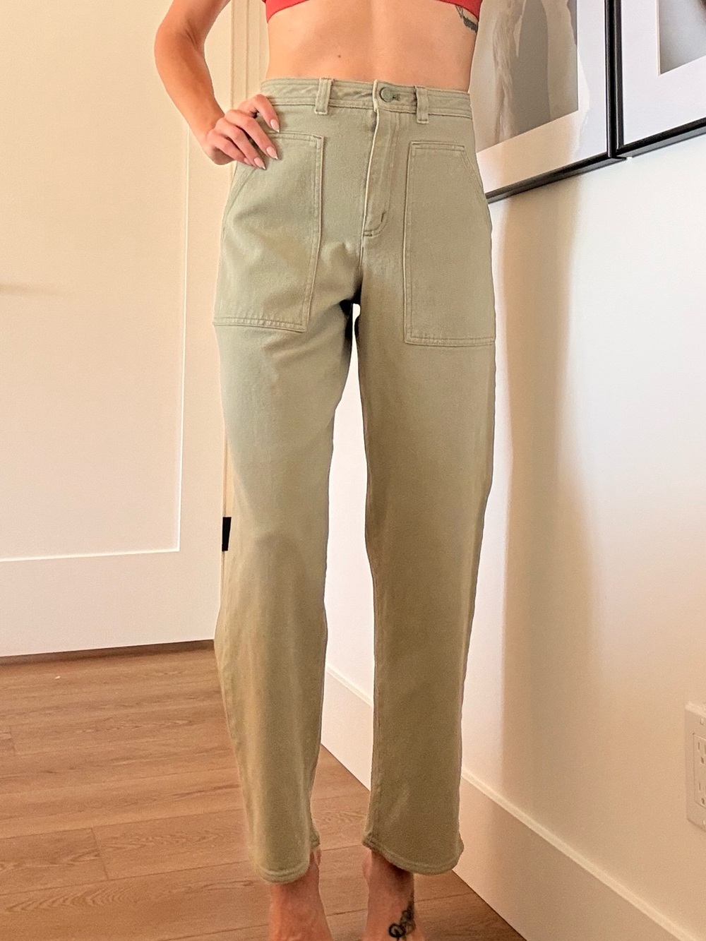 Wilfred Cargo Pants Green